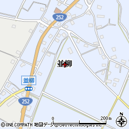 新潟県魚沼市並柳周辺の地図