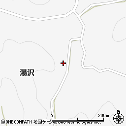 福島県田村郡小野町湯沢塩田周辺の地図