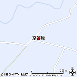 福島県天栄村（岩瀬郡）牧之内（京谷原）周辺の地図