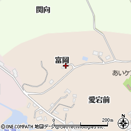 福島県須賀川市雨田富岡周辺の地図