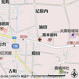 川東郵便局周辺の地図
