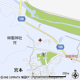 福島県須賀川市桙衝亀居山周辺の地図