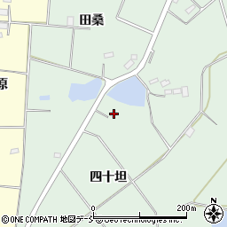 福島県須賀川市稲四十坦周辺の地図