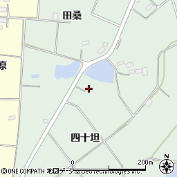 福島県須賀川市稲（四十坦）周辺の地図