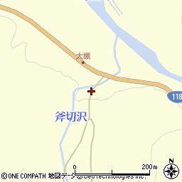 福島県岩瀬郡天栄村田良尾滝上100-3周辺の地図