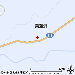 福島県岩瀬郡天栄村牧之内菖蒲沢12周辺の地図