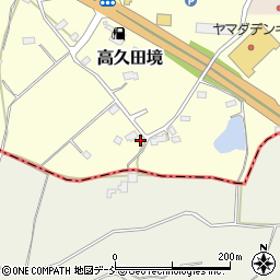 福島県須賀川市高久田境37周辺の地図