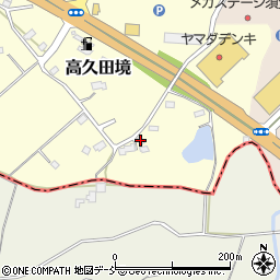 福島県須賀川市高久田境41周辺の地図