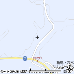 石川県輪島市門前町原（ニ）周辺の地図