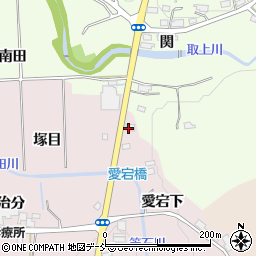 福島県須賀川市小作田愛宕下周辺の地図
