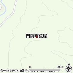 石川県輪島市門前町荒屋周辺の地図