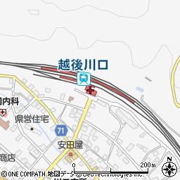 越後川口駅周辺の地図