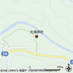 大滝神社周辺の地図