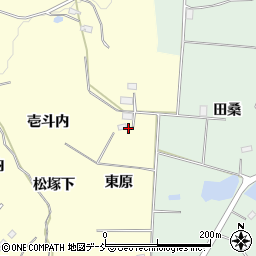 福島県須賀川市松塚東原周辺の地図