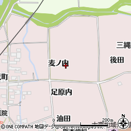 福島県須賀川市小作田麦ノ内周辺の地図