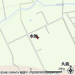 福島県須賀川市下小山田水無周辺の地図
