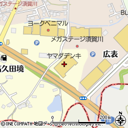 福島県須賀川市高久田境63周辺の地図