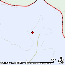 福島県天栄村（岩瀬郡）牧之内（釜ケ沢）周辺の地図