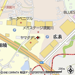 福島県須賀川市高久田境61周辺の地図