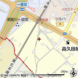 福島県須賀川市高久田境20周辺の地図