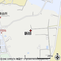 福島県須賀川市新田周辺の地図