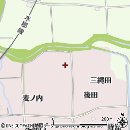 福島県須賀川市小作田（三縄田）周辺の地図