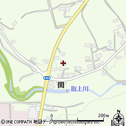 福島県須賀川市下小山田関周辺の地図