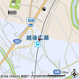 新潟県魚沼市周辺の地図