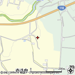 福島県須賀川市松塚堰坂周辺の地図