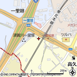 福島県須賀川市高久田境8周辺の地図