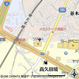 東北須賀川電工周辺の地図