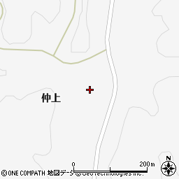 福島県田村郡小野町湯沢仲上周辺の地図