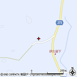 石川県鳳珠郡穴水町伊久留リ周辺の地図