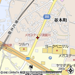 メガステージ須賀川周辺の地図