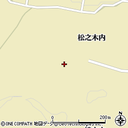 福島県須賀川市小中松之木内周辺の地図
