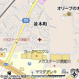 福島県須賀川市並木町228周辺の地図