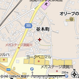福島県須賀川市並木町230周辺の地図