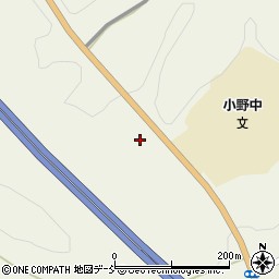 福島県田村郡小野町小野赤沼物木作28周辺の地図