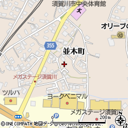 福島県須賀川市並木町238周辺の地図