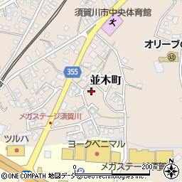 福島県須賀川市並木町237周辺の地図