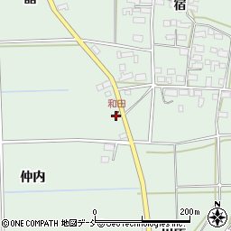 福島県須賀川市和田仲内周辺の地図