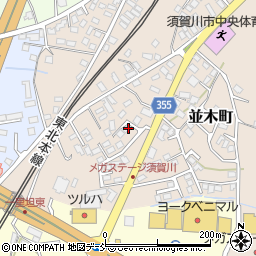 福島県須賀川市並木町273周辺の地図