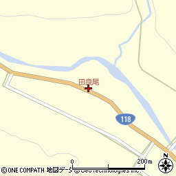 田良尾周辺の地図