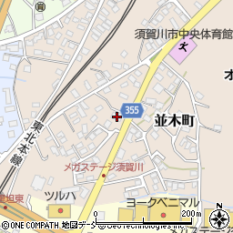 福島県須賀川市並木町265周辺の地図