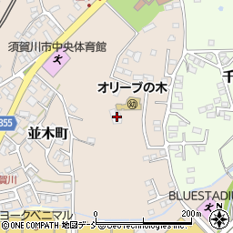 福島県須賀川市並木町213周辺の地図