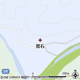 福島県楢葉町（双葉郡）大谷（黒石）周辺の地図