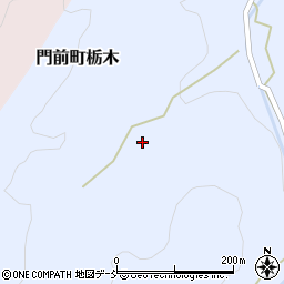 石川県輪島市門前町栃木ヰ周辺の地図