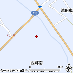 福島県天栄村（岩瀬郡）牧之内（八十内東）周辺の地図