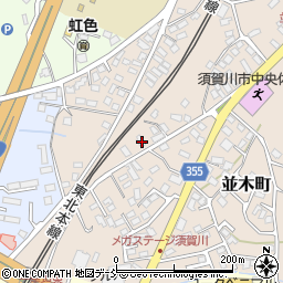福島県須賀川市並木町133周辺の地図