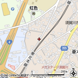 福島県須賀川市並木町125周辺の地図